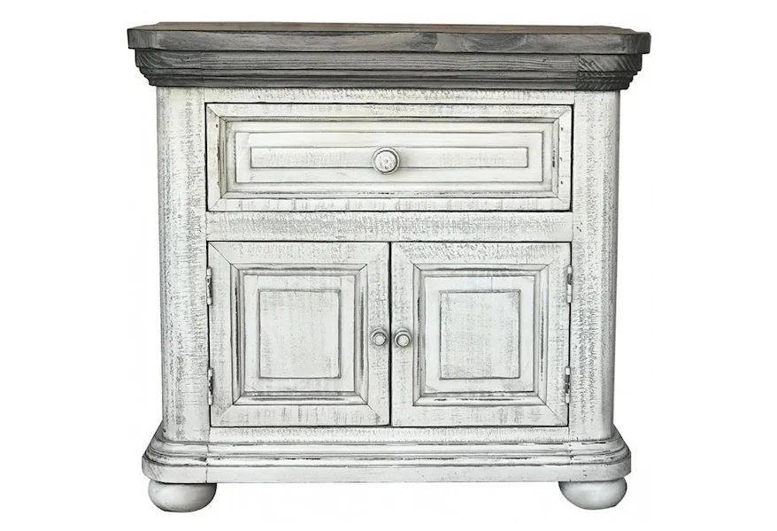768 Luna Nightstand by International Furniture Direct at Godby Home Furnishings