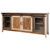 IFD 900 Antique TV Stand with Sliding Doors