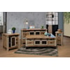 VFM Signature 900 Antique End Table with 1 Door and 3 Drawers