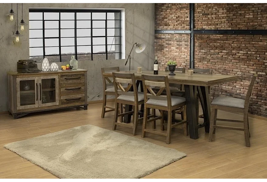 Loft Dining Room Group by International Furniture Direct at Sparks HomeStore