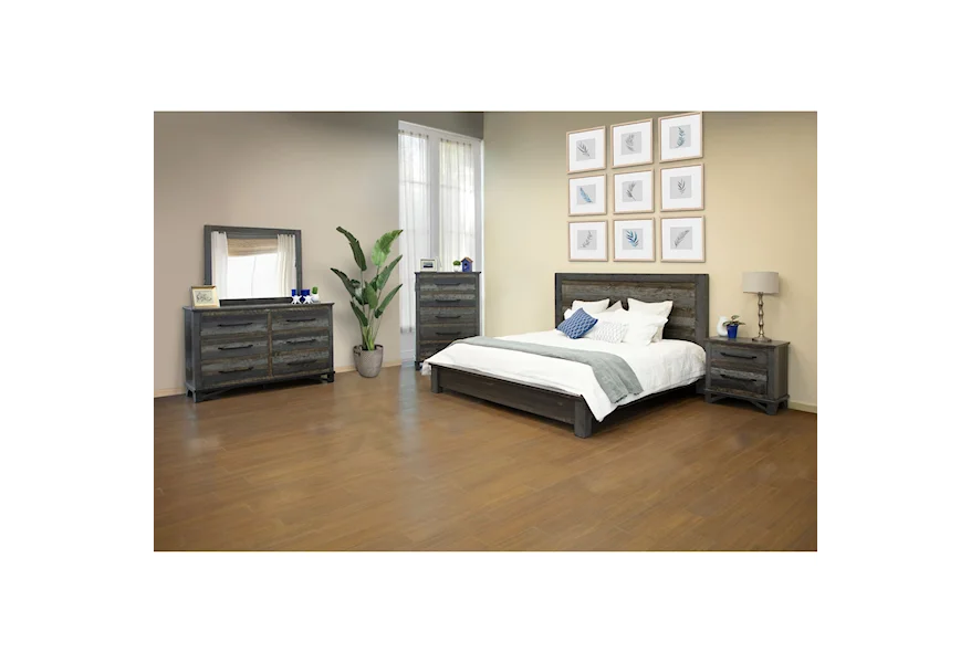 Loft Queen Bedroom Group by International Furniture Direct at Sparks HomeStore