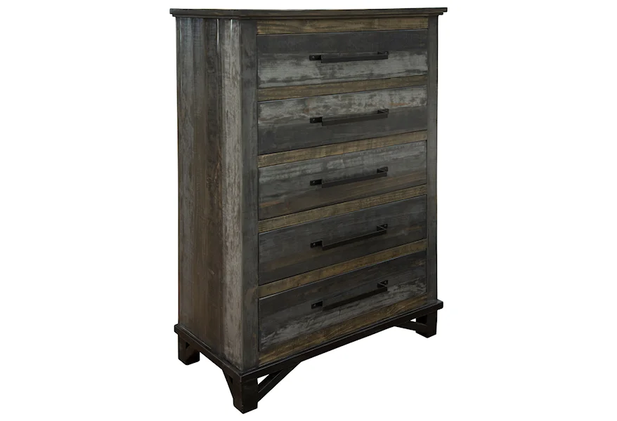 Loft 5 Drawer Chest by International Furniture Direct at Sparks HomeStore