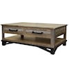International Furniture Direct Loft Cocktail Table with 4 Drawers