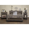 IFD International Furniture Direct Loft Sofa Table with 3 Drawers