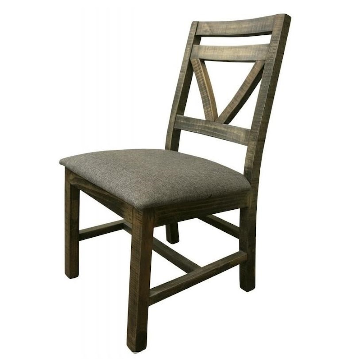 IFD International Furniture Direct Loft Chair with Fabric Seat