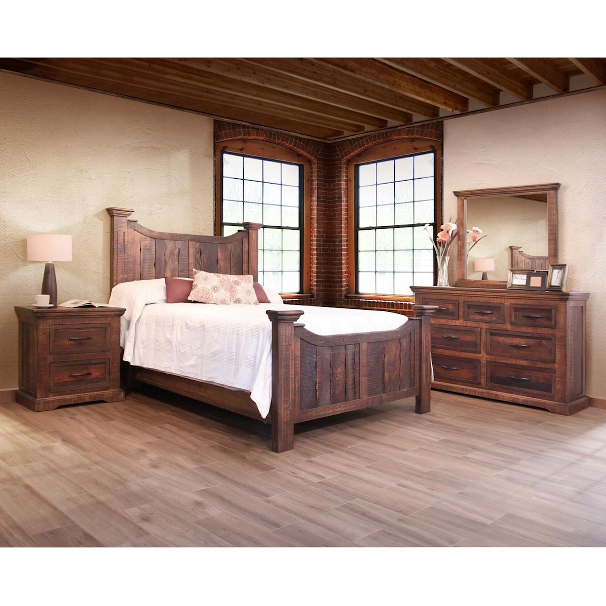 International Furniture Direct Madeira Queen Bedroom Group