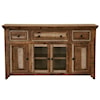 IFD International Furniture Direct Marquez Console with 3 Drawers and 4 Doors