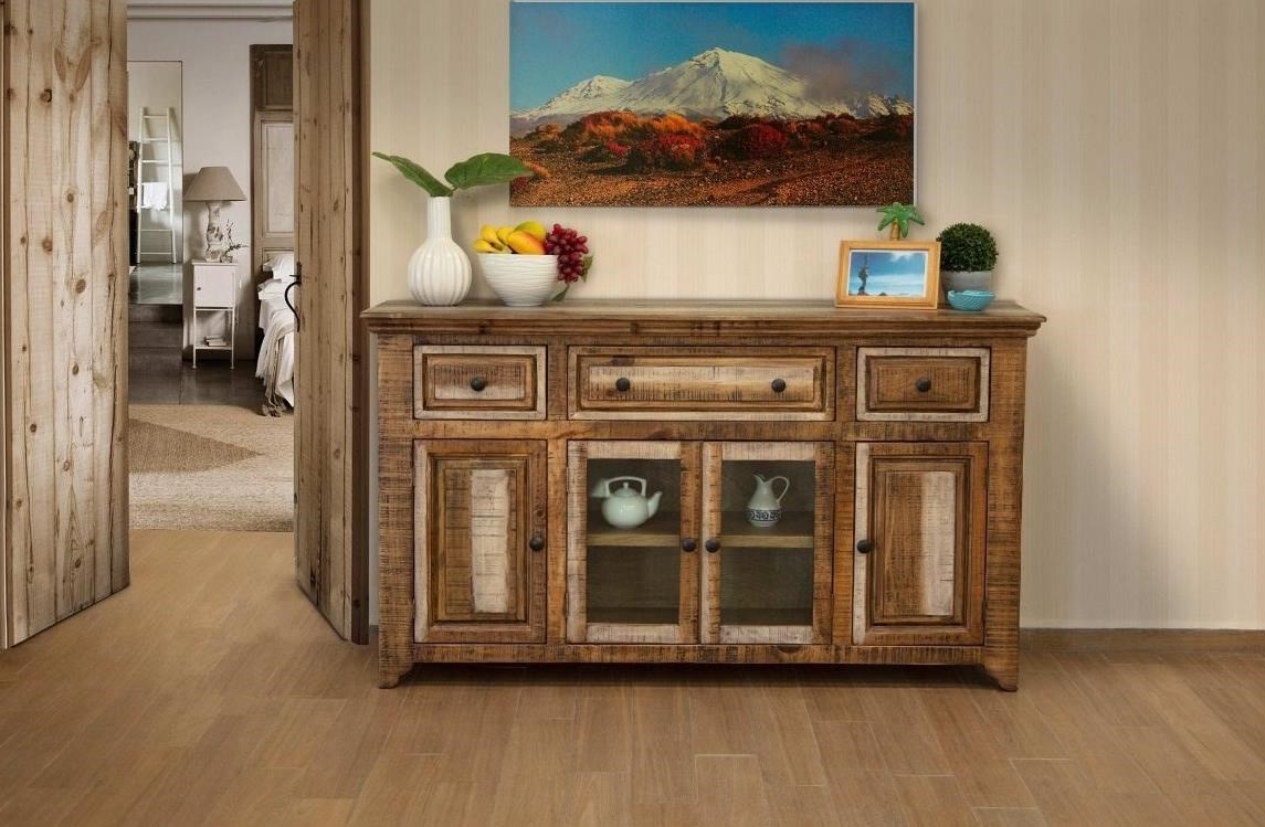 International Furniture Direct Marquez IFD4351CNS Solid Wood Console