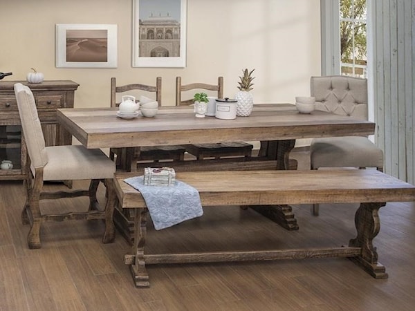 Counter Height Dining Set with Bench