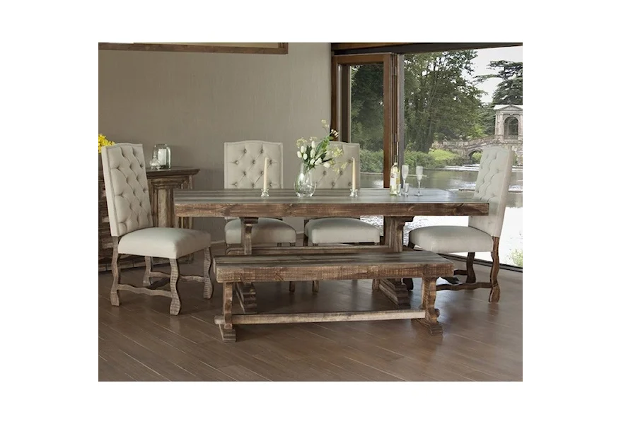 Marquez Dining Set with Bench at Williams & Kay
