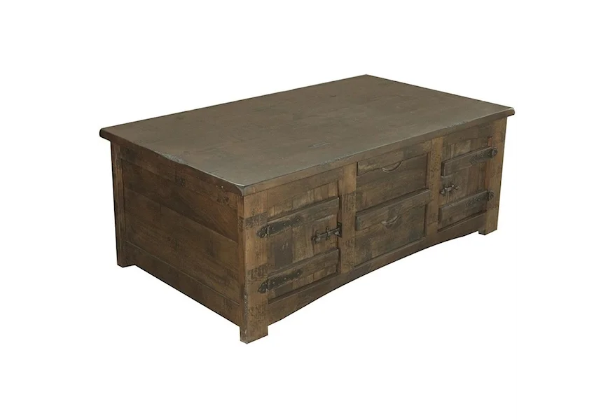 Mezcal 4 Drawer Cocktail Table by International Furniture Direct at Sparks HomeStore