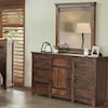 International Furniture Direct Mezcal Dresser and Mirror