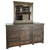 International Furniture Direct Mezcal Dresser and Mirror