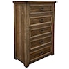 IFD International Furniture Direct Montana Chest with 5 Drawers