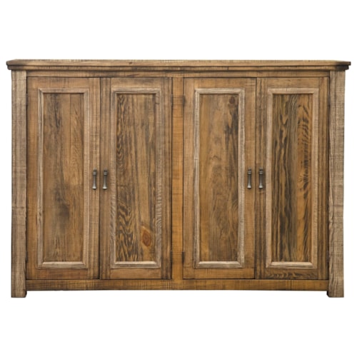 Rustic 4-Door Console