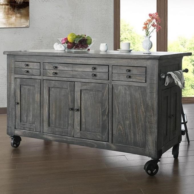 International Furniture Direct Moro IFD686ISLAND Contemporary Solid