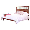 IFD International Furniture Direct Parota Queen Platform Bed