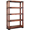 IFD International Furniture Direct Parota 4 Shelf Bookcase