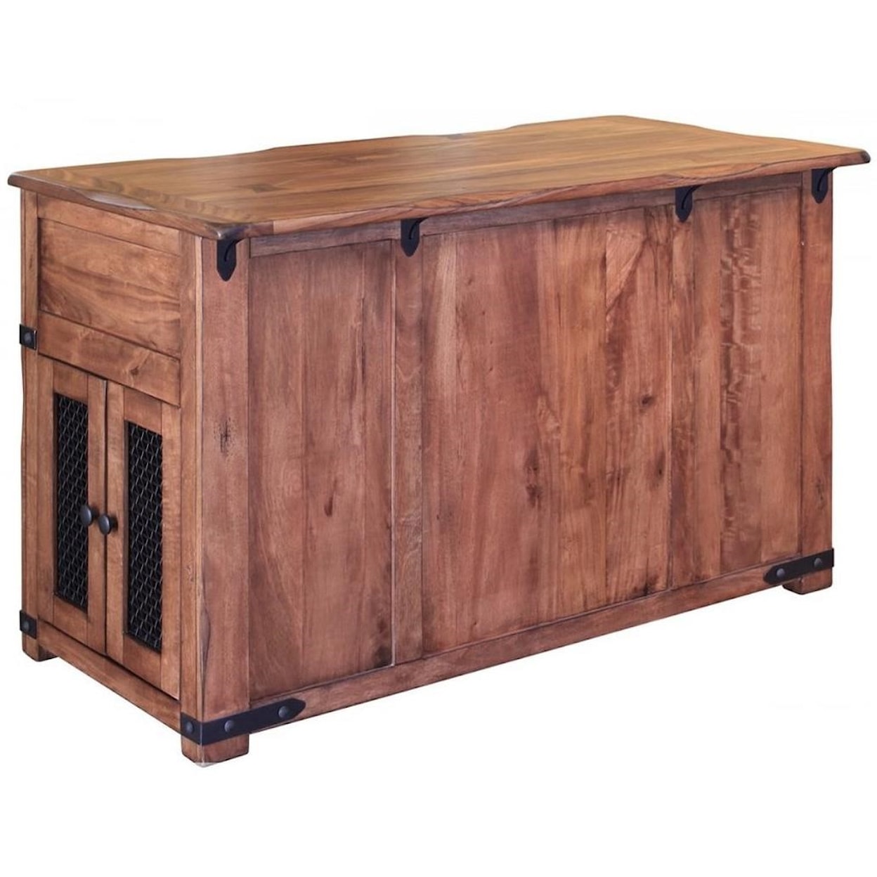 International Furniture Direct Parota Kitchen Island