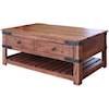 IFD International Furniture Direct Parota 4 Drawer Cocktail Table