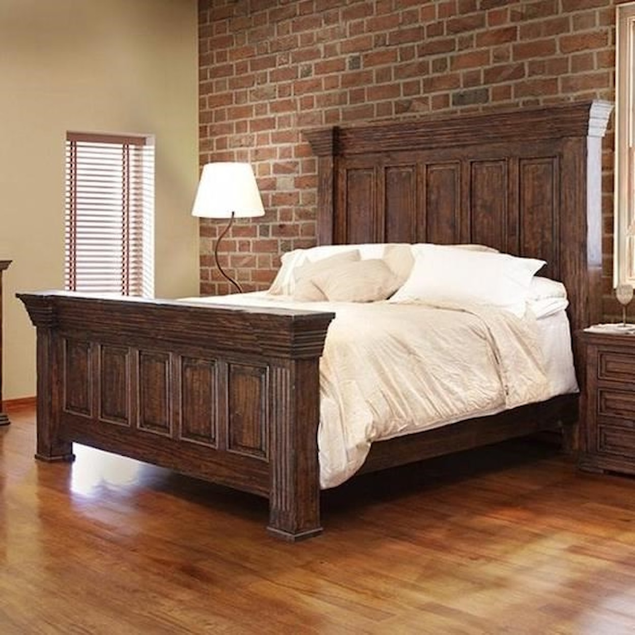 IFD International Furniture Direct Terra White Queen Bedroom Group