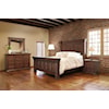 IFD International Furniture Direct Terra White Queen Panel Bed