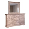 International Furniture Direct Terra White King Bedroom Group