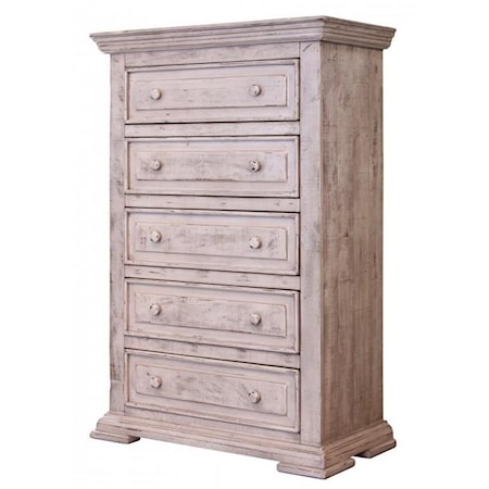 Drawer Chest with Distressed Finish