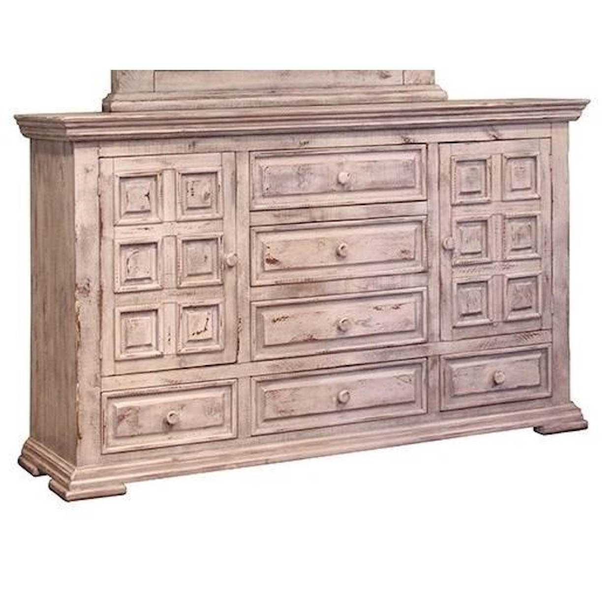 International Furniture Direct Terra White Dresser