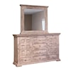 International Furniture Direct Terra White Dresser