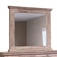 Mirror with Distressed Frame