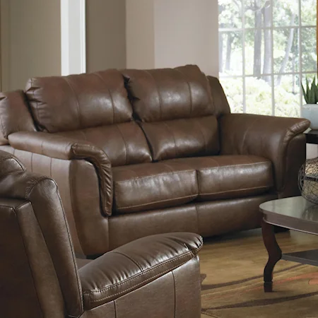 Loveseat with Casual Furniture Style