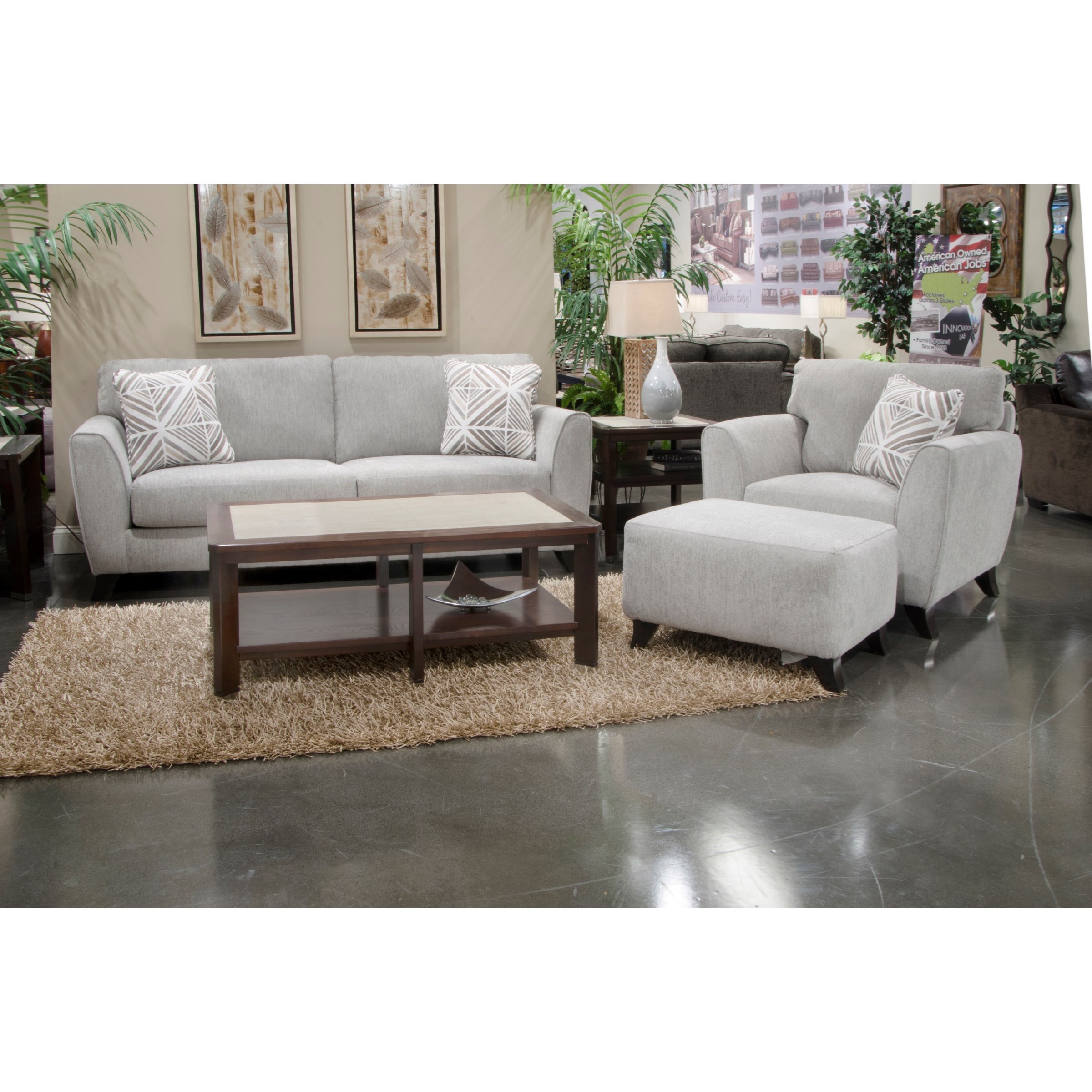 Jackson Furniture 4215 Alyssa 421503207218207328 Contemporary Sofa