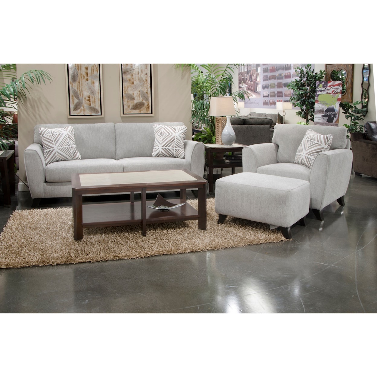 Jackson Furniture Ally ALLY GREY SOFA |