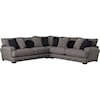 Jackson Furniture 4498 Ava Sectional Sofa with 4 Seats