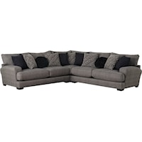 Sectional Sofa with 4 Seats & 2 USB Ports