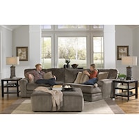 2 Piece Sectional with Piano Wedge