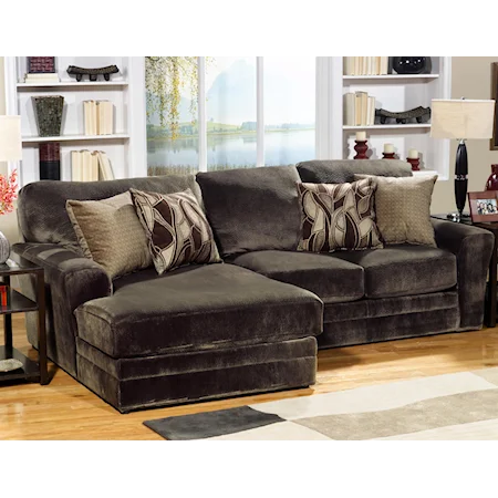 2 Piece Sectional Sofa with LSF Chaise