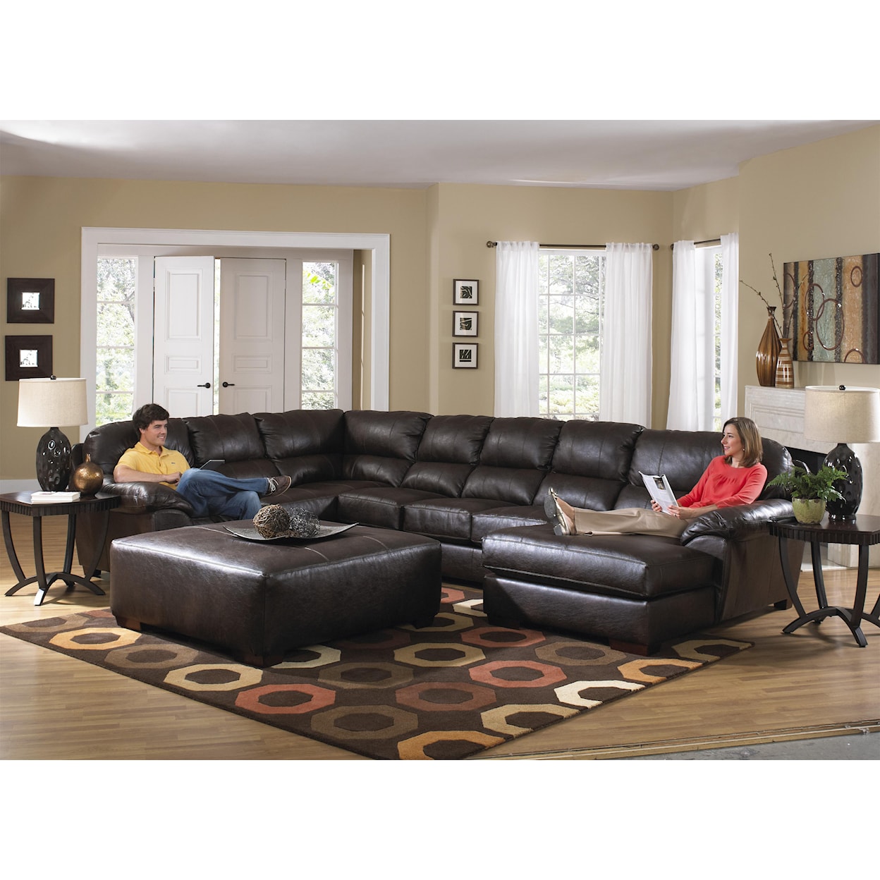 Carolina Furniture 4243 Lawson 3-Piece Sectional