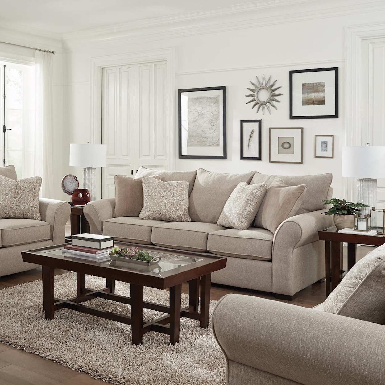 Carolina Furniture 4152 Maddox Queen Sleeper Sofa