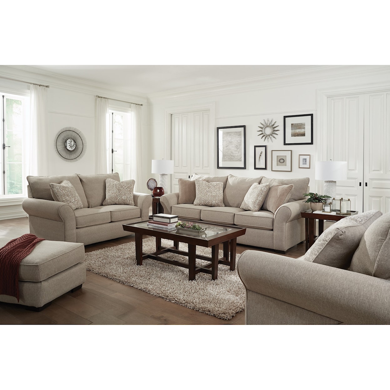 Carolina Furniture 4152 Maddox Ottoman