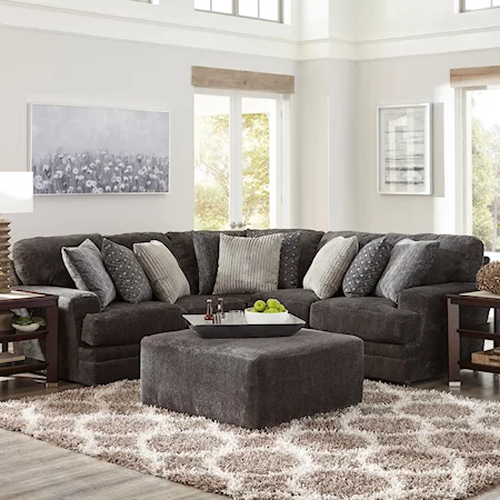 2pc Sectional and ottoman