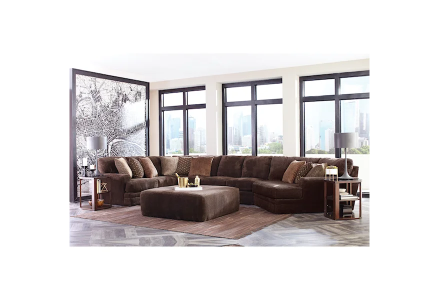 4376 Mammoth 4 Piece Sectional by Jackson Furniture at Galleria Furniture, Inc.