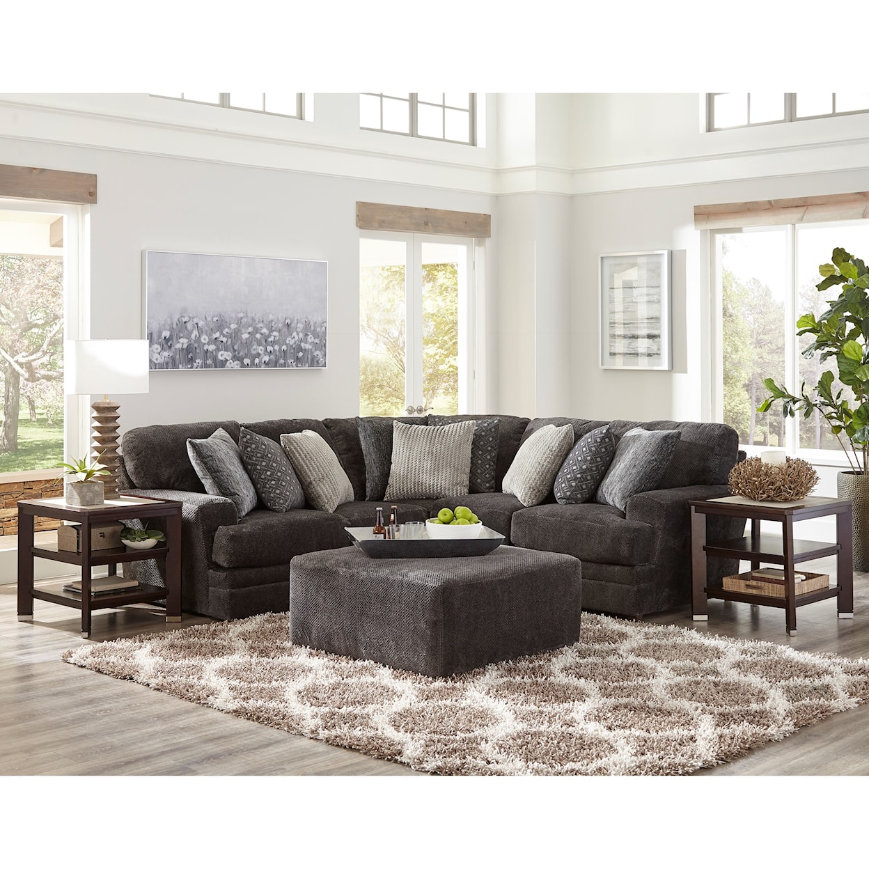 Carolina Furniture 4376 Mammoth 2 Piece Sectional