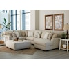 Jackson Furniture 4478 Middleton 4pc Chaise Sectional and Ottoman