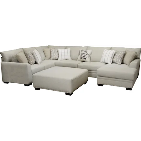 4pc Chaise Sectional