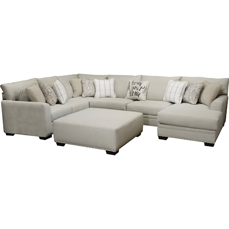 4pc Chaise Sectional