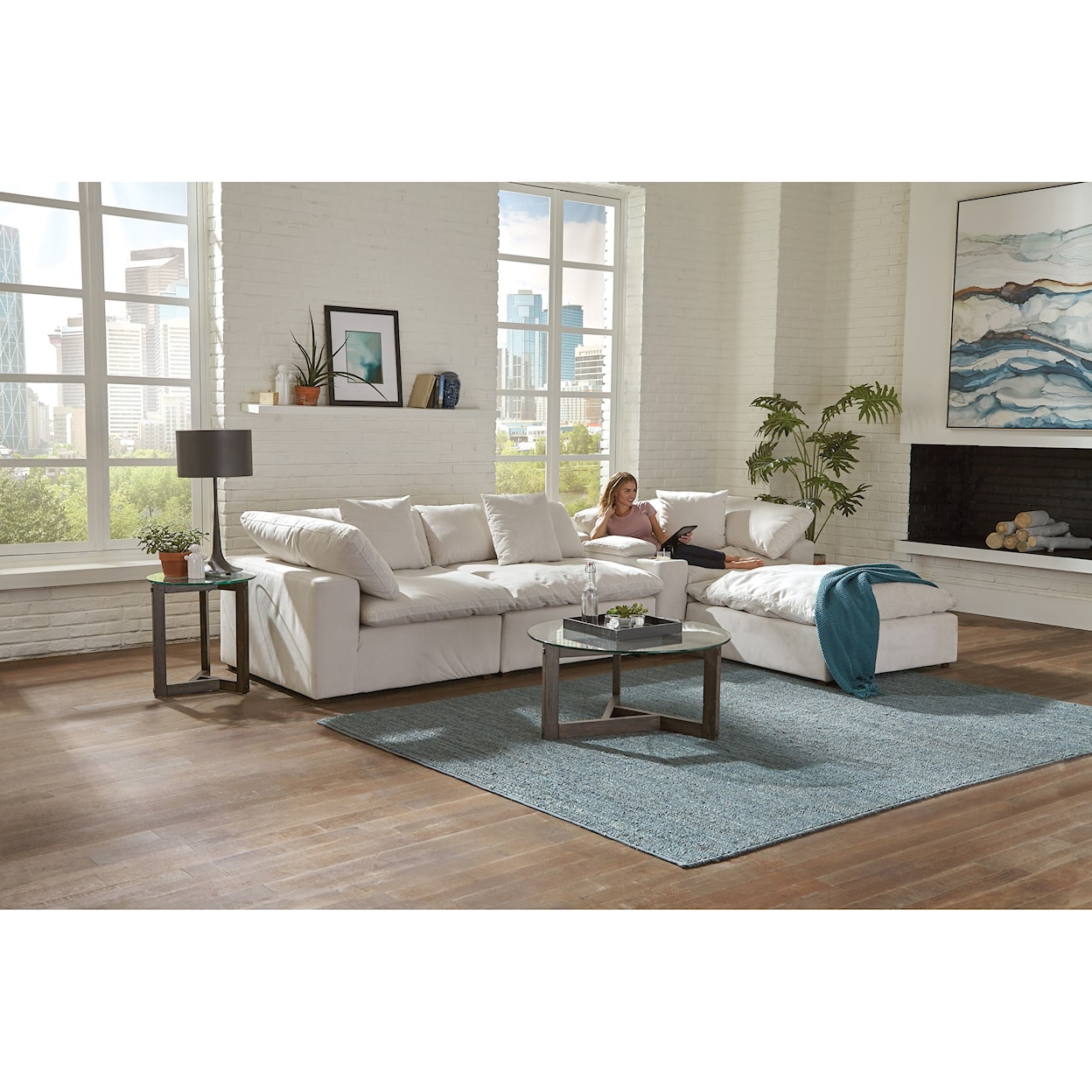 Jackson Furniture 4445 Posh Chaise Sofa