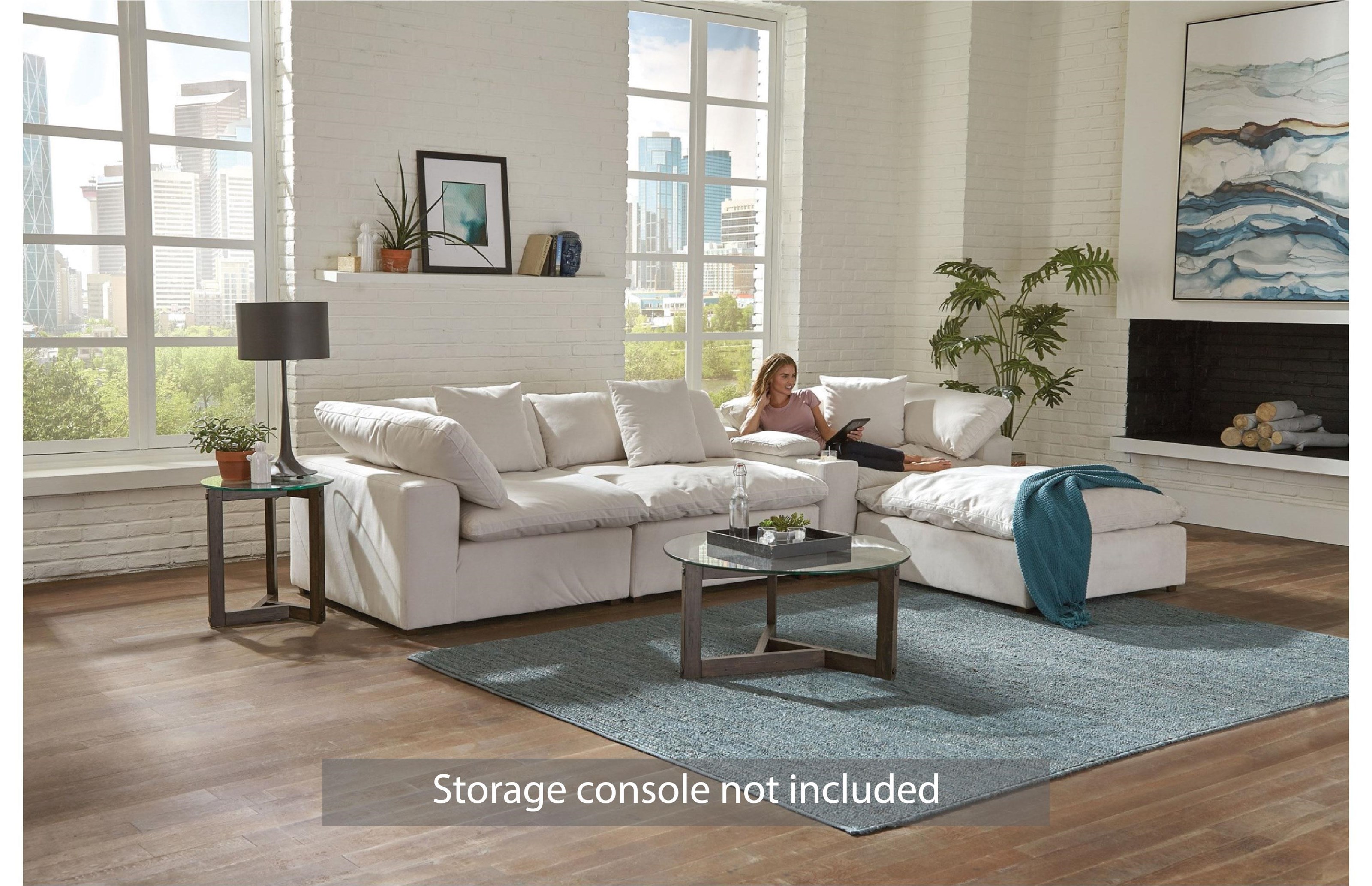 Posh modular store sectional set