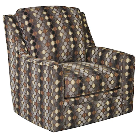 Swivel Chair with Casual Style